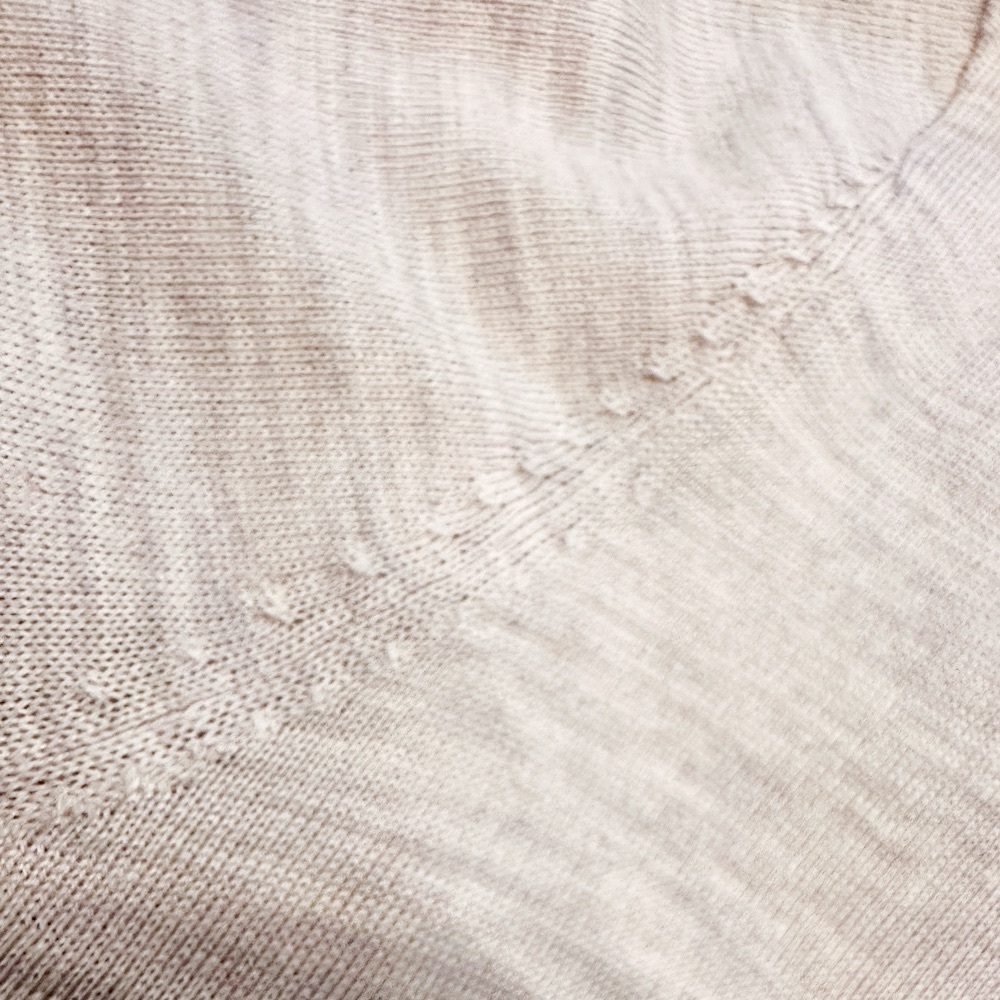 Eileen Fisher 100% Fine Merino Wool Long Open Cardigan Sea Salt Gray M - Picture 5 of 8